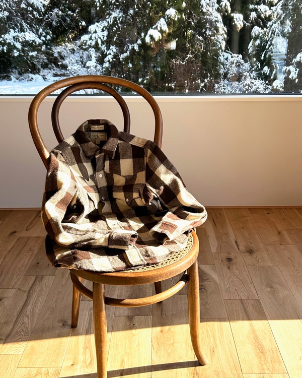 Vintage 80s Plaid RALPH LAUREN Wool Shirt (WOMEN S)