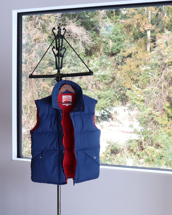 Vintage 80s Navy SUN DOWN Down Vest (S/M)