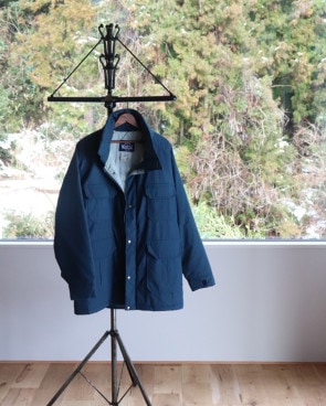 Vintage 80s Navy WOOLRICH Puffer Jacket (L)