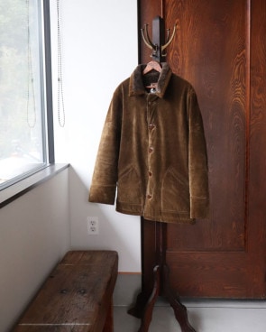 Vintage 80s Dark Brown INTERNATIONAL COLLECTION Corduroy Coat (M)