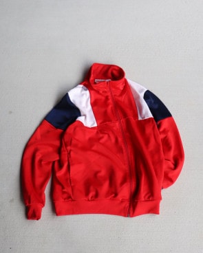 Vintage 90s Red NIKE Track Jacket (L)