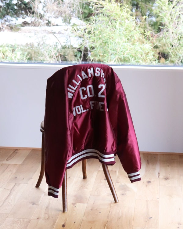 Vintage 90s Burgundy DeLONG Warm-up Jacket (M)