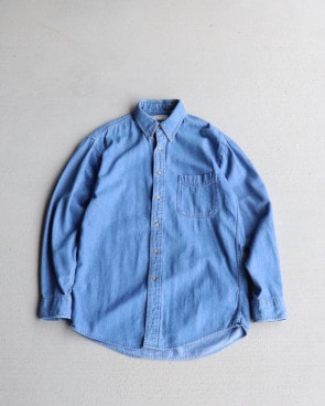 Vintage 90s Denim L.L.BEAN B.D.Shirt (S/M)