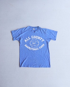 Vintage 92' Heather Blue  SCREEN STARS Tee (S)