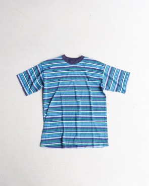 Vintage 90s Navy Striped BUGLE BOY Tee (M/L)