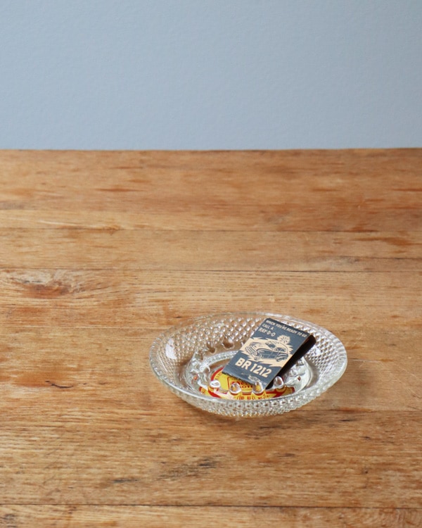 "Best Western" Ashtray D|"Best Western" ガラス灰皿 D