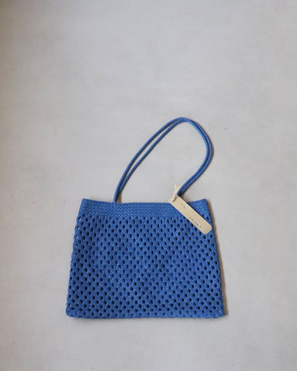 WARANGWAYAN ワランワヤン｜Sac Mesh PLAT M Blue (レザーメッシュ