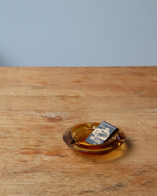 "Best Western" Ashtray G|"Best Western" ガラス灰皿 G