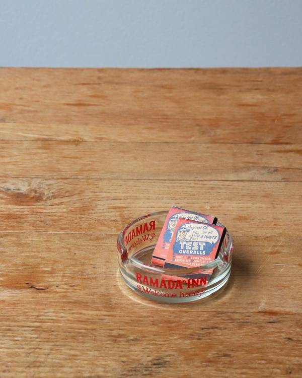 "RAMADA INN" Ashtray|"RAMADA INN" ガラス灰皿