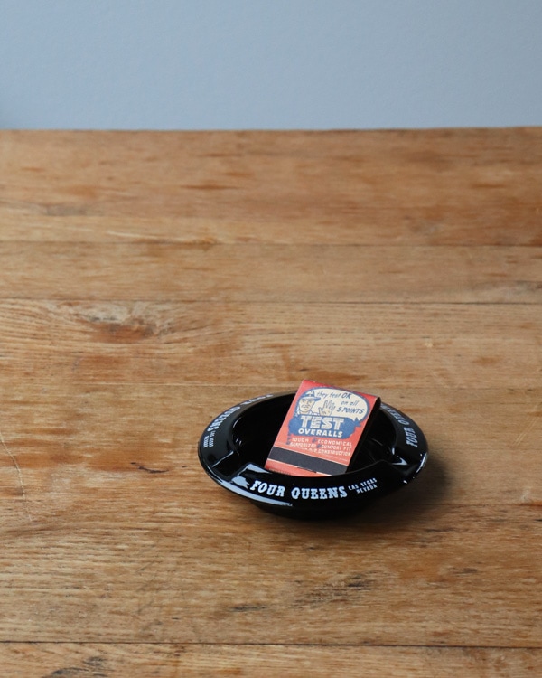 "FOUR QUEENS" Ashtray|"FOUR QUEENS" ガラス灰皿