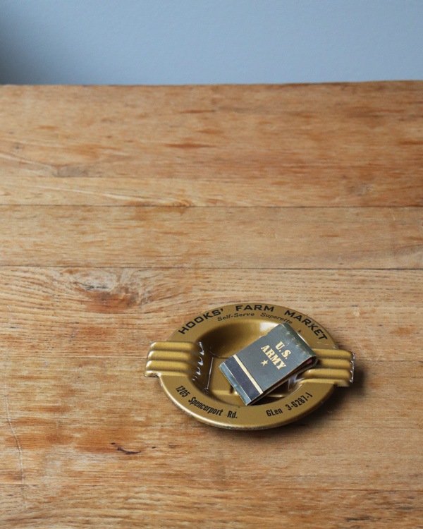 "HOOKS FARM MARKET" Ashtray|"HOOKS FARM MARKET" 鉄灰皿