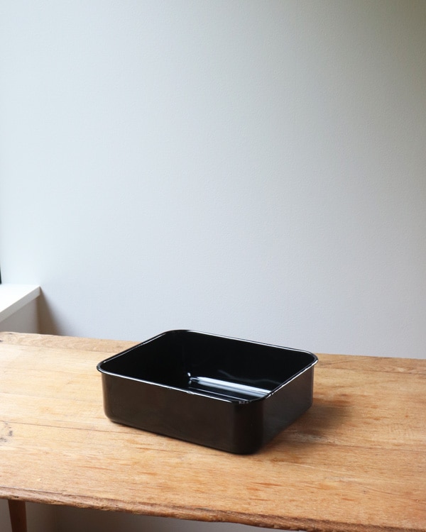 Black Enamel Tray｜ブラックエナメルトレイ