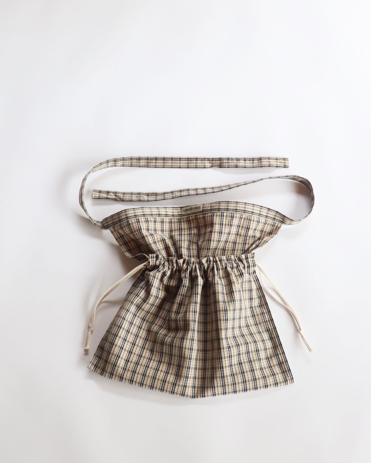 LABOR DAY レーバーデイ｜APRON BAG エプロンバッグ【VINTAGE PLAID/NATURAL】