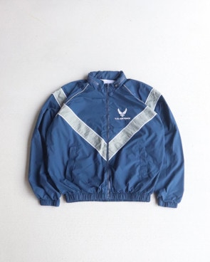 Vintage Y2K Navy U.S.AIR FORCE Training Jacket (M)