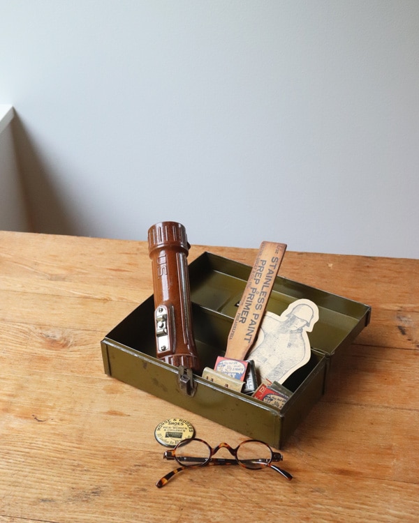 Small Green Metal Box｜スモールグリーンメタルボックス