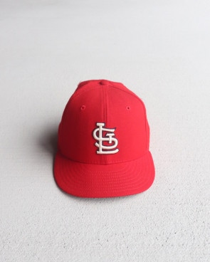 Vintage 90s Red St. Louis NEW ERA B.B. Cap (7 3/8)