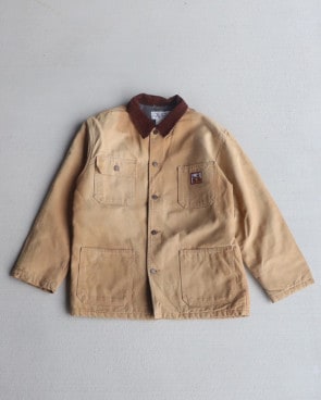Vintage 80s Brown STEINER THERMAL-TUFF Chore Jacket (M)