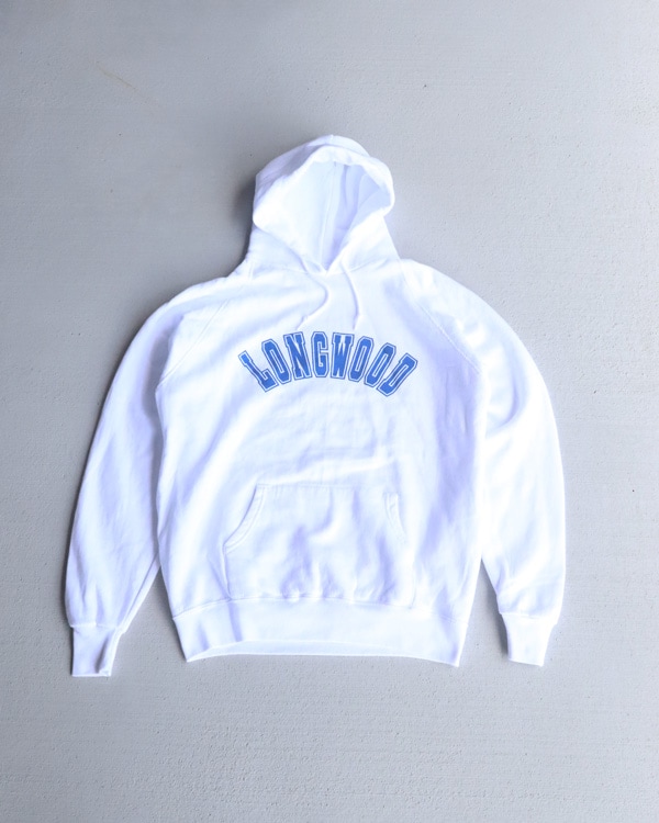 Vintage 90s White SOFFE Sweat Hoodie "LONGWOOD" (L)