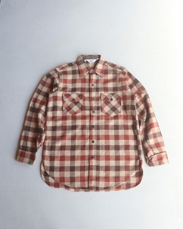 Vintage 70s Plaid WOOLRICH Wool Shirt (XL)