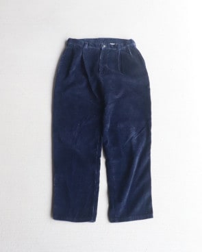 Vintage 90s Navy LANDS'END Corduroy Trousers (30x30)