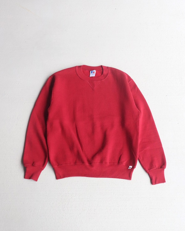 Vintage 90s Wine Red RUSSELL ATHLETIC Crewneck (S/M)