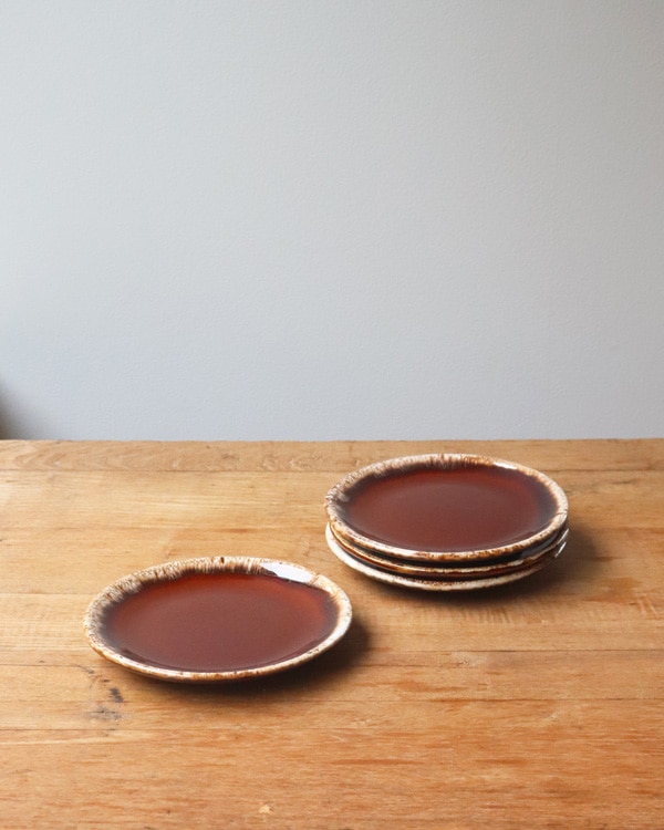 Brown Drip Dessert Plate|ブラウンドリップ デザートプレート
