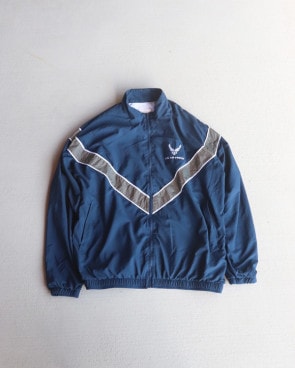 Vintage Y2K Navy U.S.AIR FORCE Training Jacket (L-Long)