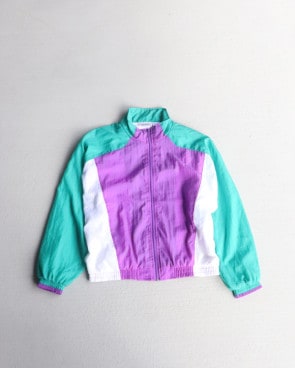 Vintage Y2K Reebok Nylon Jog Top (S)