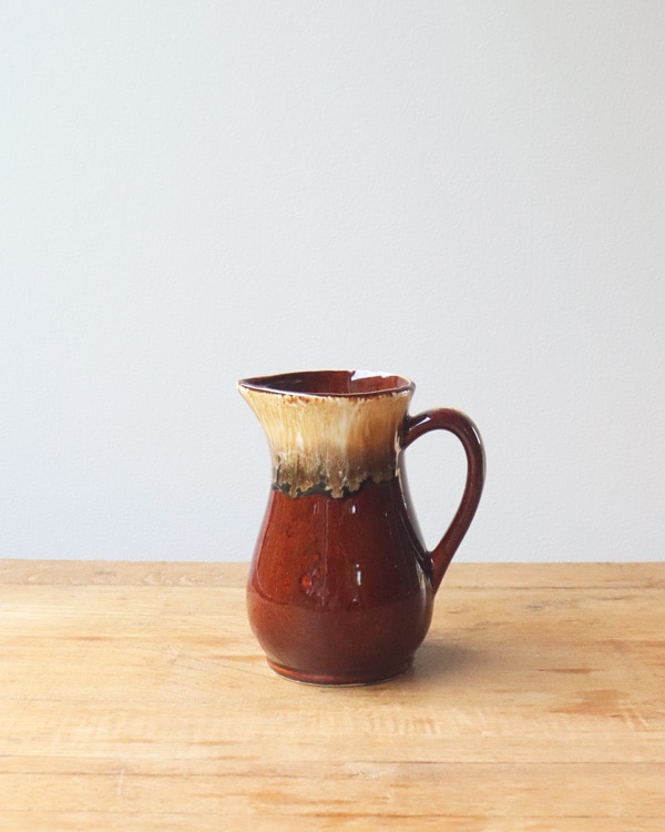 "ROSEVILLE" Brown Drip Pitcher|"ROSEVILLE" ブラウンドリップピッチャー