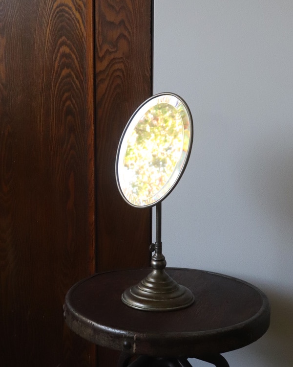 Nickel Plated Shaving Mirror C｜ニッケルプレーティドシェービングミラー C
