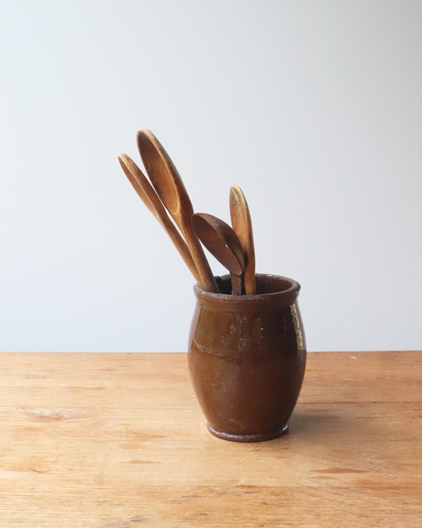 Old Brown Crock OC-002|陶器カトラリー立て Brown OC-002