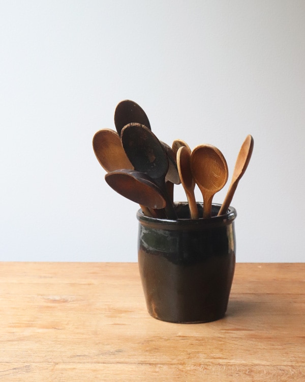 Old Brown Crock OC-004|陶器カトラリー立て Brown OC-004
