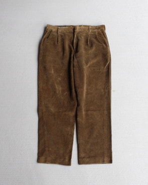Vintage 90s Brown LANDS' END Corduroy Trousers (34x30)