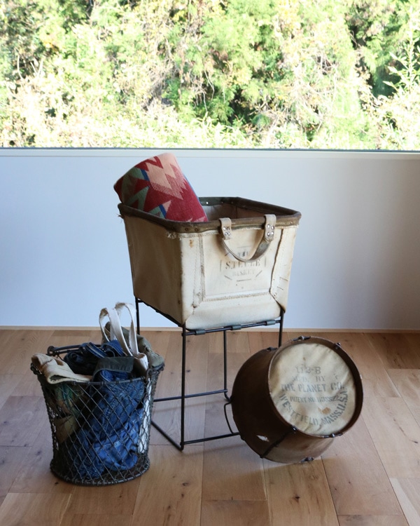 Canvas Carry Basket Stand type｜キャンバスキャリーバスケット スタンドタイプ