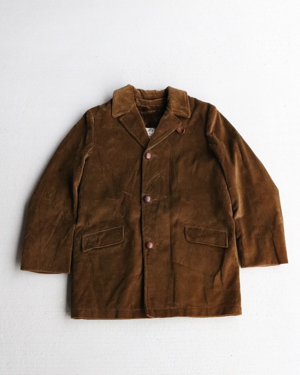 Vintage 80s Dark Brown MIGHTY-MAC Corduroy Jacket (XS)