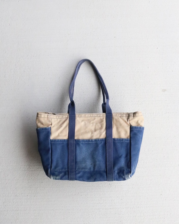 Vintage 90s Navy PORT CANVAS COMPANY Garden Tote