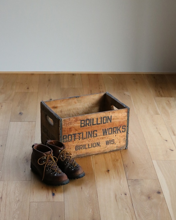 "BRILLION BOTTLING WORKS" Wood Box|"BRILLION BOTTLING WORKS" ウッドボックス