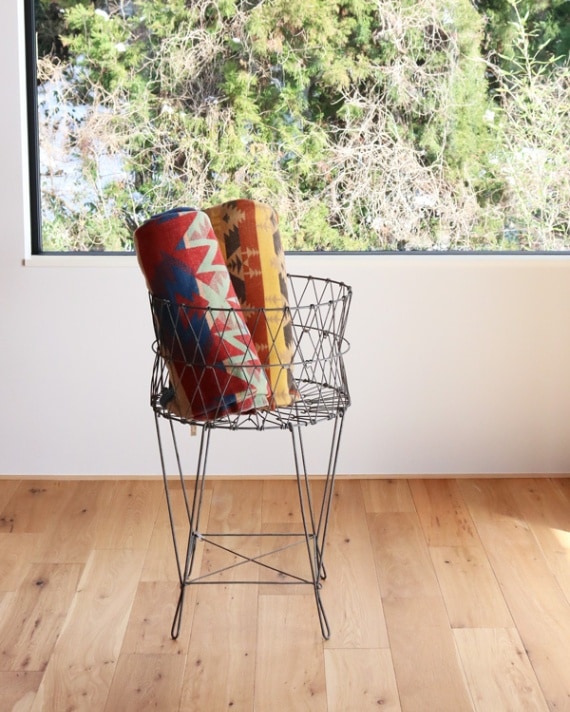 "ALLIED PRODUCTS CO." Folding Wire Basket |"ALLIED PRODUCTS CO." フォールディング ワイヤーバスケット