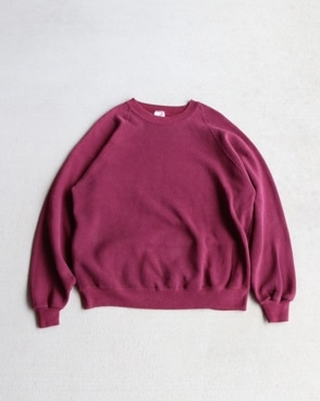 Vintage 90s Burgundy JERZEES Blank Crewneck (M)