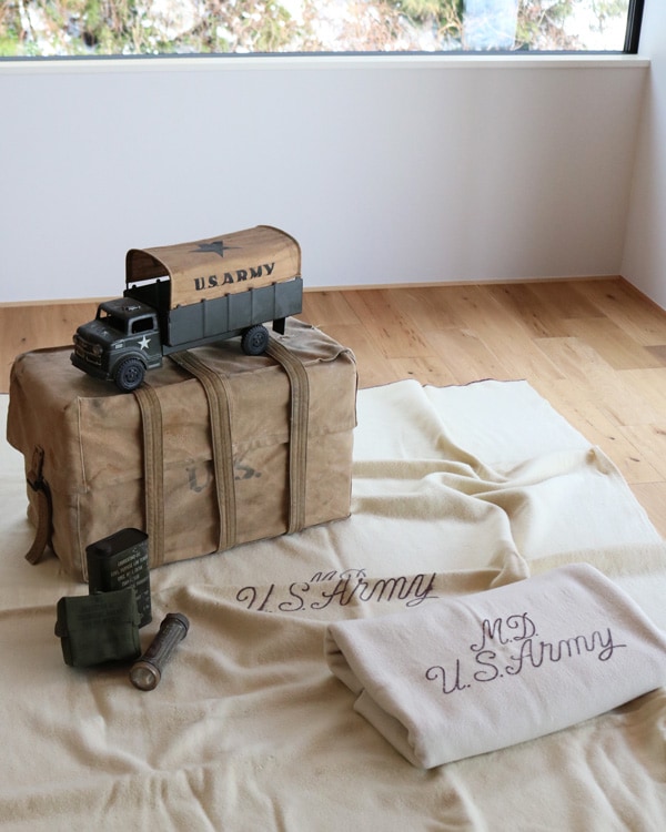 1940's U.S.Army M.D. Wool Blanket B ｜1940's U.S.Army M.D. ウールブランケット B