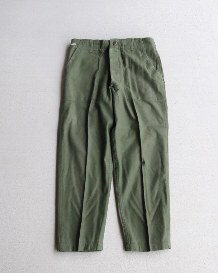 Vintage 70s U.S.ARMY Sateen Trousers OG-107 (W32xL28)