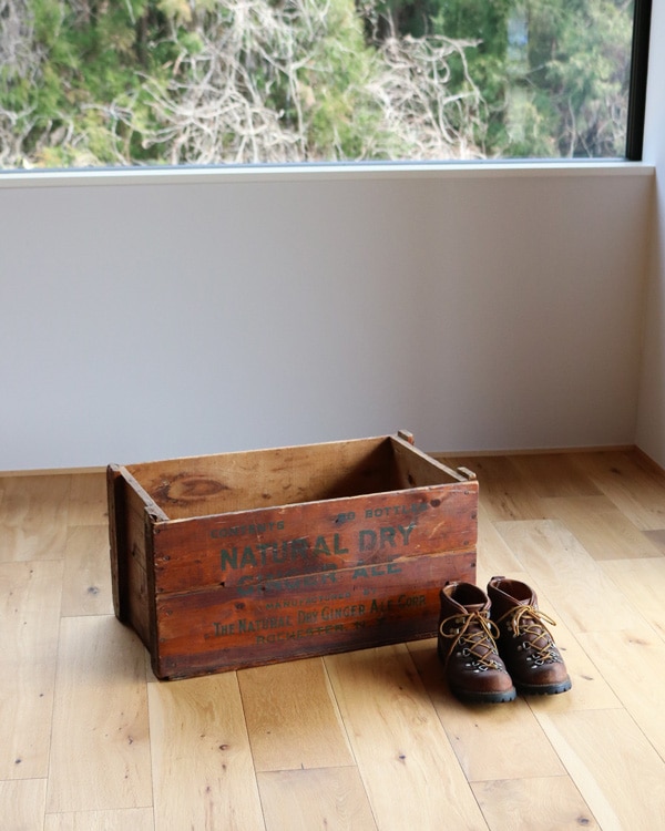 "NATURAL DRY GINGER ALE" Wood Box ｜ "NATURAL DRY GINGER ALE" ウッドボックス