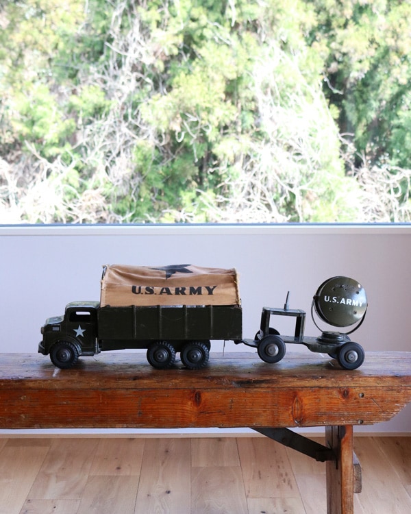 "MARX" U.S.ARMY Toy Truck & Searchlight |"MARX" U.S.アーミー トイトラック&サーチライト
