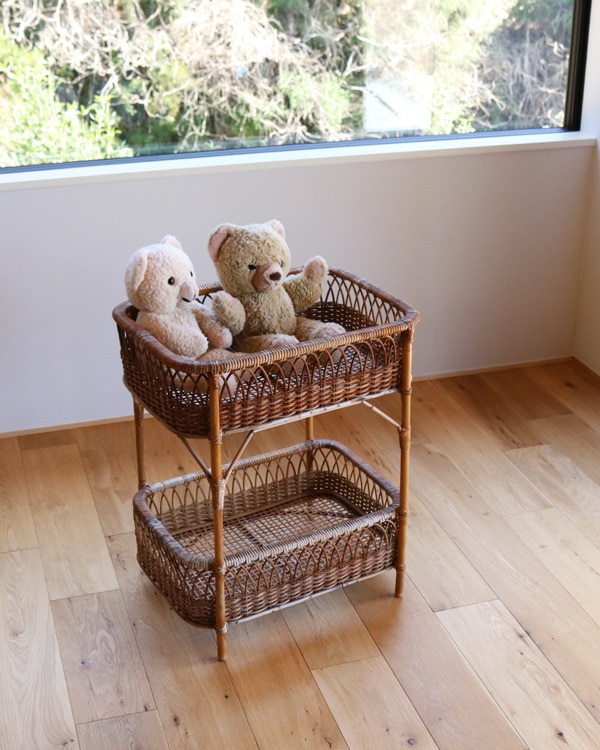 Rattan Stand Basket STB-001｜ラタン 脱衣かごスタンドタイプ STB-001