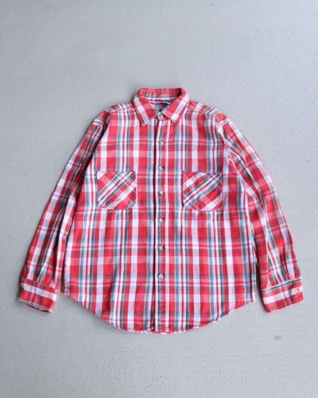 Vintage 80s Plaid BIG MAC Flannel Shirt (S)