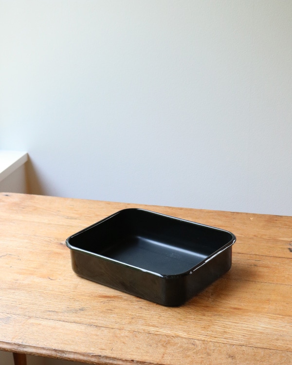 Black Enamel Tray｜ブラックエナメルトレイ