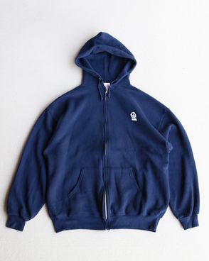 Vintage 90s Navy COLLEGE LANE Full Zip Hoodie (XL)