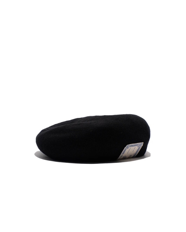 THE H.W.DOG & Co. ザ エイチダブリュー ドッグアンドコー｜COTTON BASIC BERET コットンベーシックベレー【BLACK】
