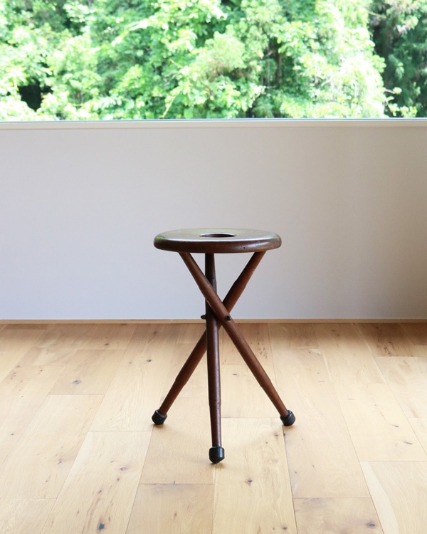 Wooden Round Stool RS-07|木製ラウンドスツール RS-07
