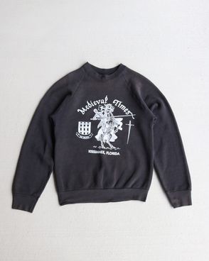 Vintage 80s Black SCREEN STARS Crew Sweat (S/M)